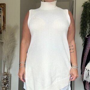 ELOQUII SLEEVELESS SWEATER DRESS/TUNIC